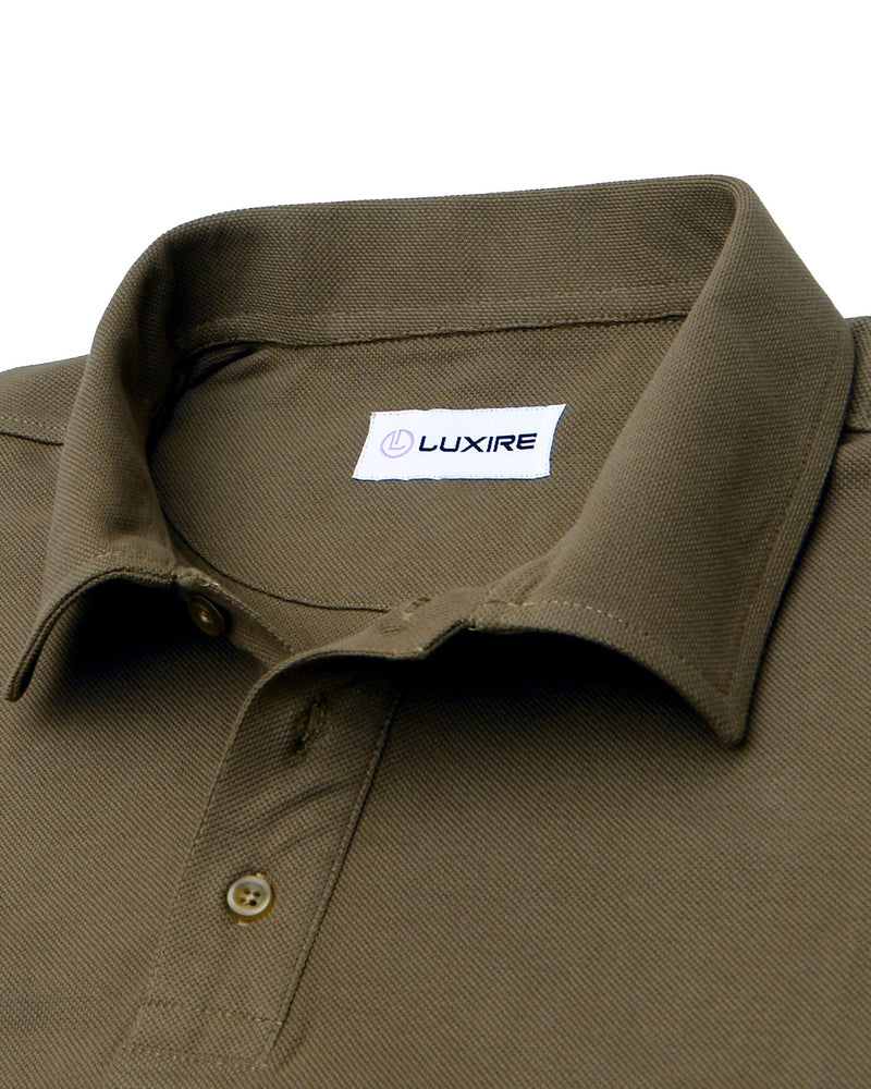EZS Aria Olive Langarm-Polohemd