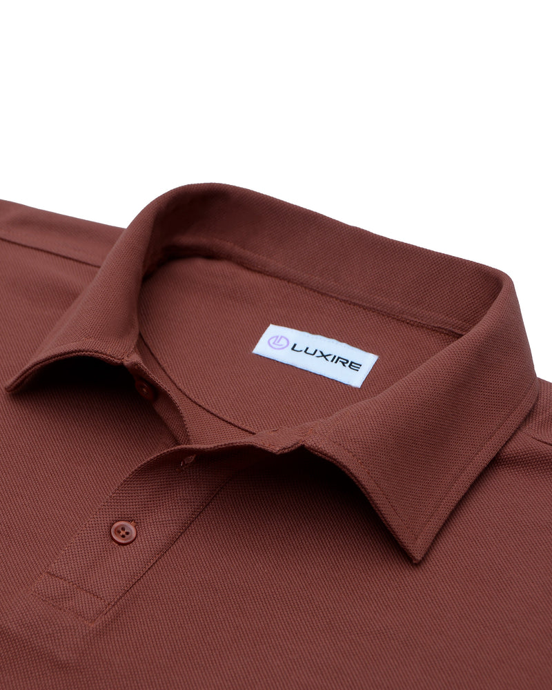 EZS Aria Rust Langarm-Polo