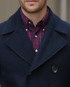 Dugdale Wool Peacoat - Marineblau