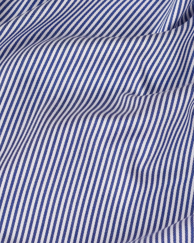 Dark Navy Blue Rope Stripes