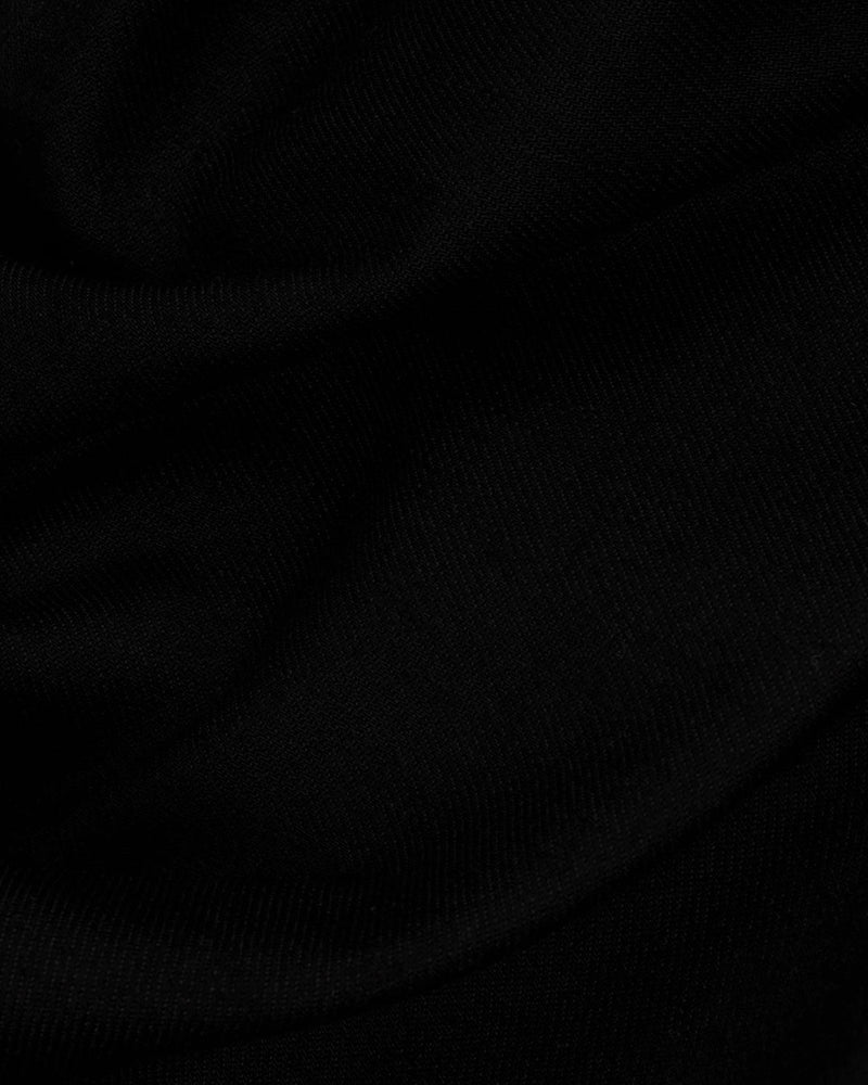 Sondrio Cotton : Twill denim épais noir