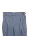 Gurkha Pant in Soft Blue Grey Stretch Twill Pants