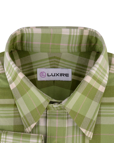 Twill Tartan Checks - Olivgrün