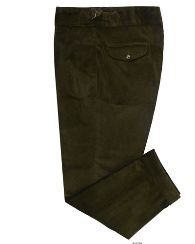 Velours côtelé olive Brisbane Moss DK