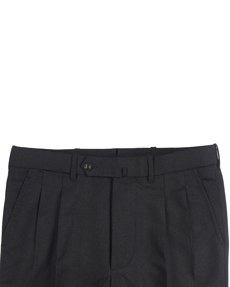 Dugdale Fine Worsted Pant- Charcoal Plain