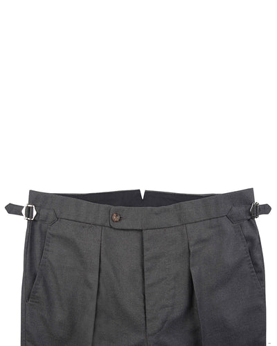 Sergé d'hiver gris moyen Delfino