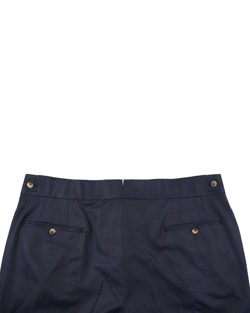 Drago Navy Checks Super 160er Wolle