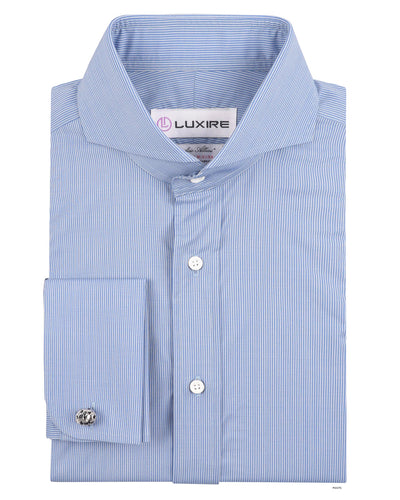 Albini: Blauer Kleiderstreifen