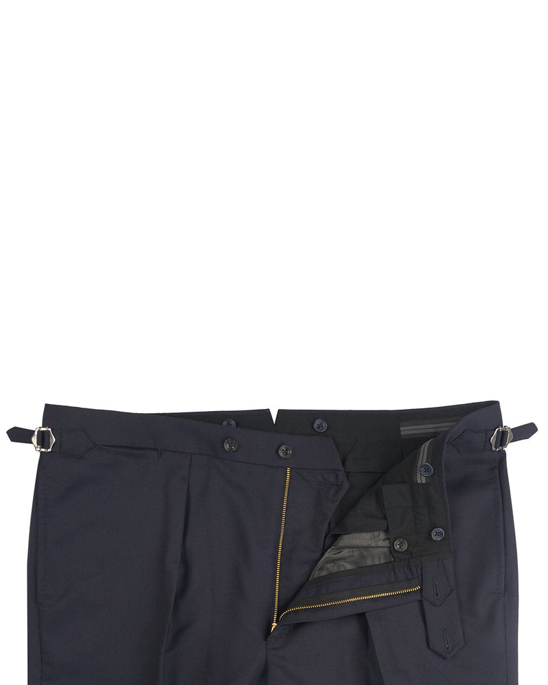 Holland & Sherry Crispaire Midnight Solid