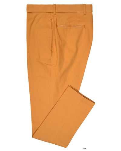 Pantalon extensible jaune doré