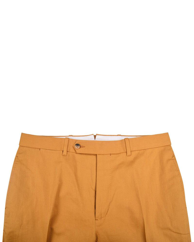 Pantalon extensible jaune doré