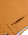 Pantalon extensible jaune doré