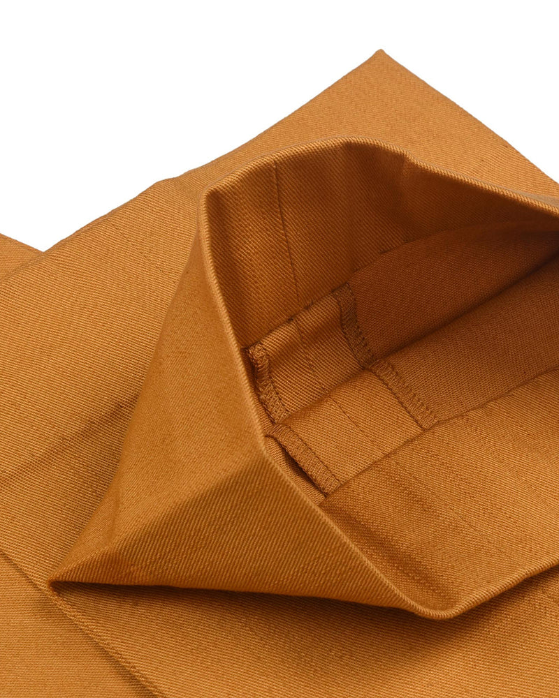 Pantalon extensible jaune doré