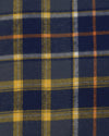 Grau-gelber Tartan-Twill