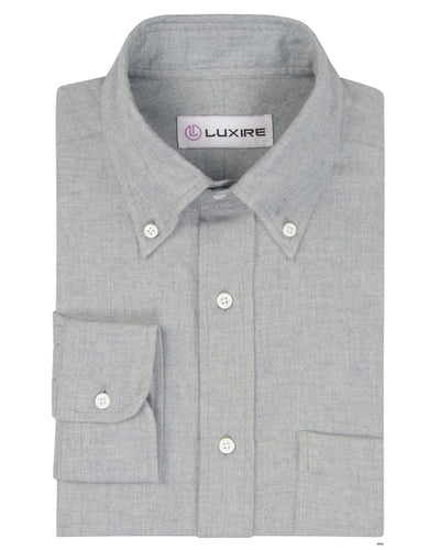 Cashmerello Alumo : Sergé de coton gris clair