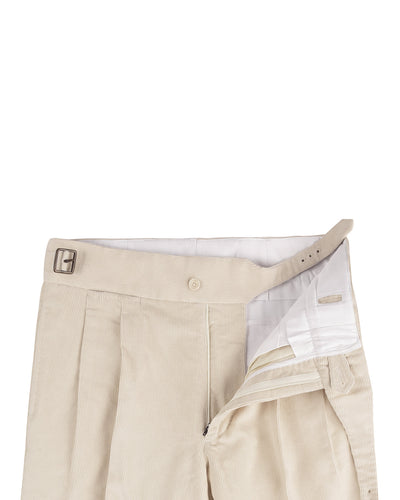 Velours côtelé Brisbane Moss Cream 12 côtes