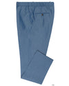 Pantalon bleu uni en coton