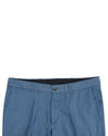 Blue Plain Cotton Pants