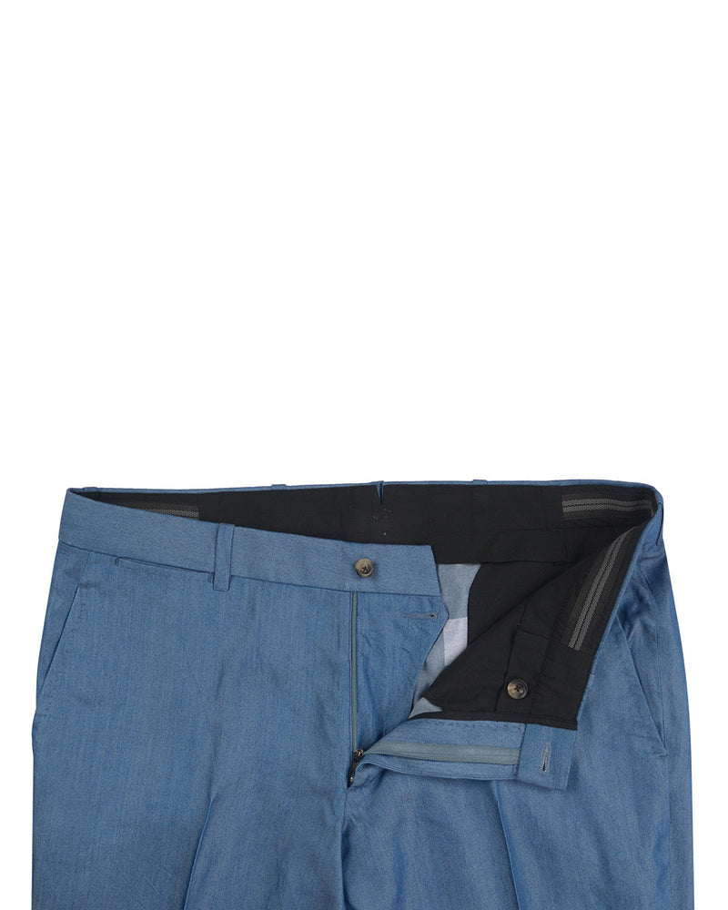 Blaue schlichte Baumwollhose