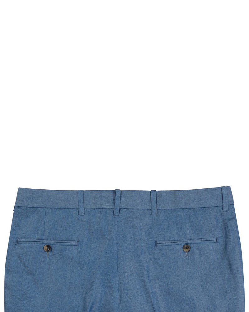 Blaue schlichte Baumwollhose