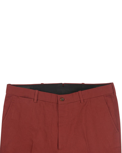 Sergé de coton Brisbane Moss Maroon Cavalerie