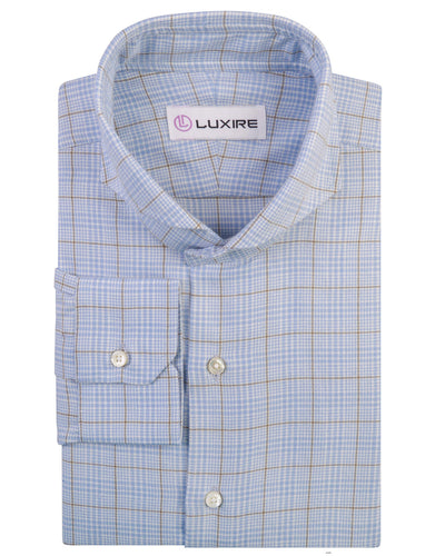 Cashmerello Alumo : Pastle Blue Olive Glen Checks