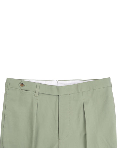 Pantalon en sergé vert laurier