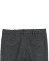 Molloy Plain Donegal Tweed Pants - Pine Green