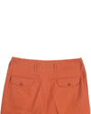 Chino aus weichem, orangefarbenem Twill