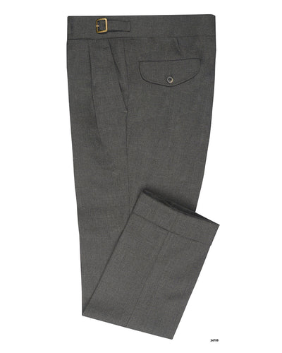 Holland &amp; Sherry Crispaire Dark Grey Solid