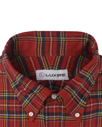 Klassische Karos in Rot und Marineblau