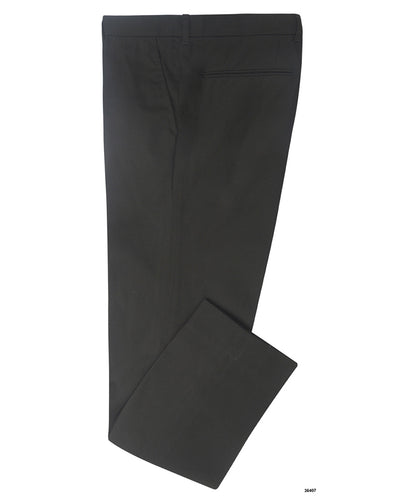 Schwarze Ripstop-Chinohose
