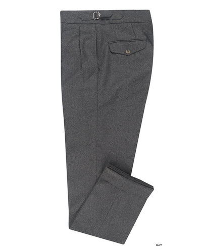 Holland Sherry Classic Kammgarn Flanell Wolle Grau