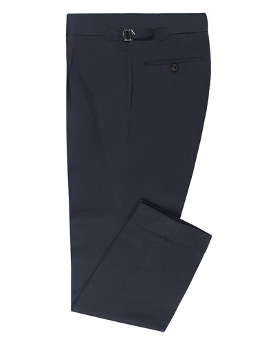 Sergé gris clair et bleu