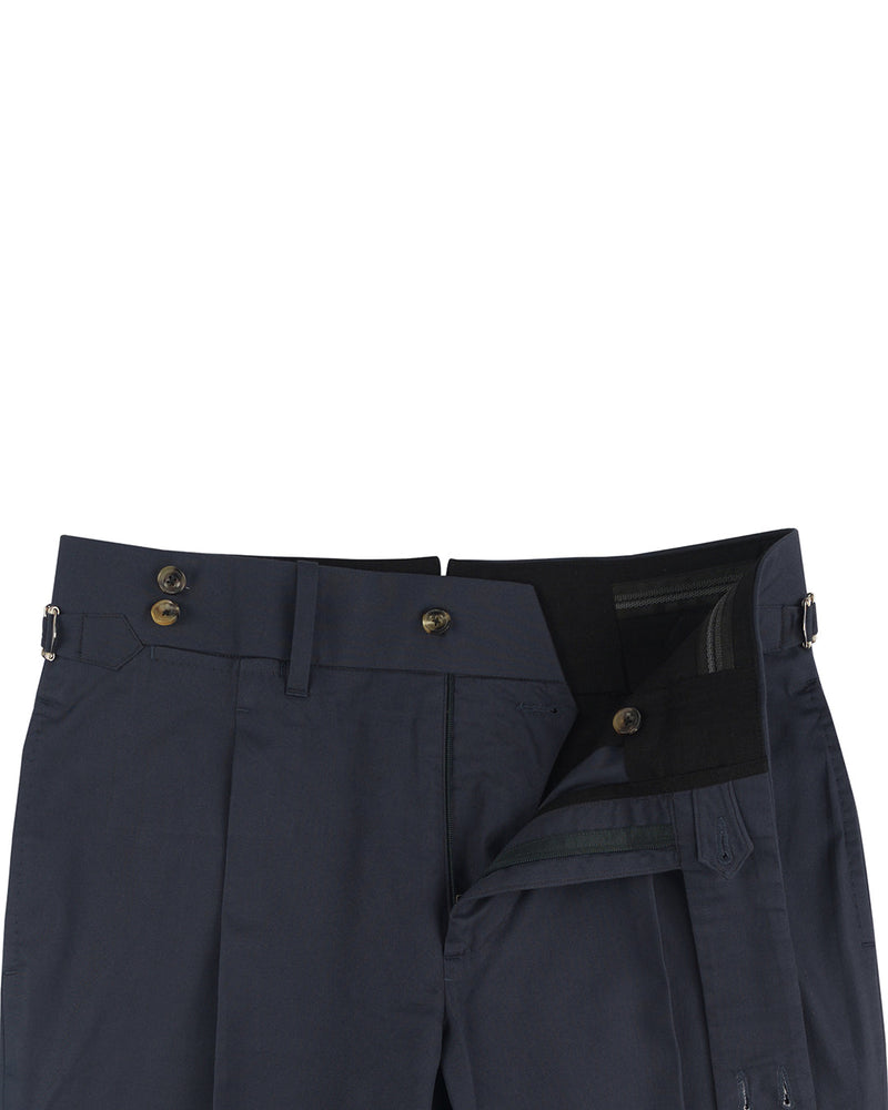 Sergé gris clair et bleu