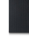Navy on Black Stripes Seersucker