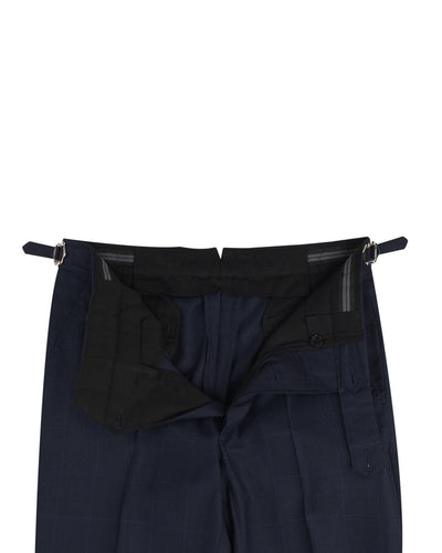 Drago : Super 130s Navy Prince of Wales Checks