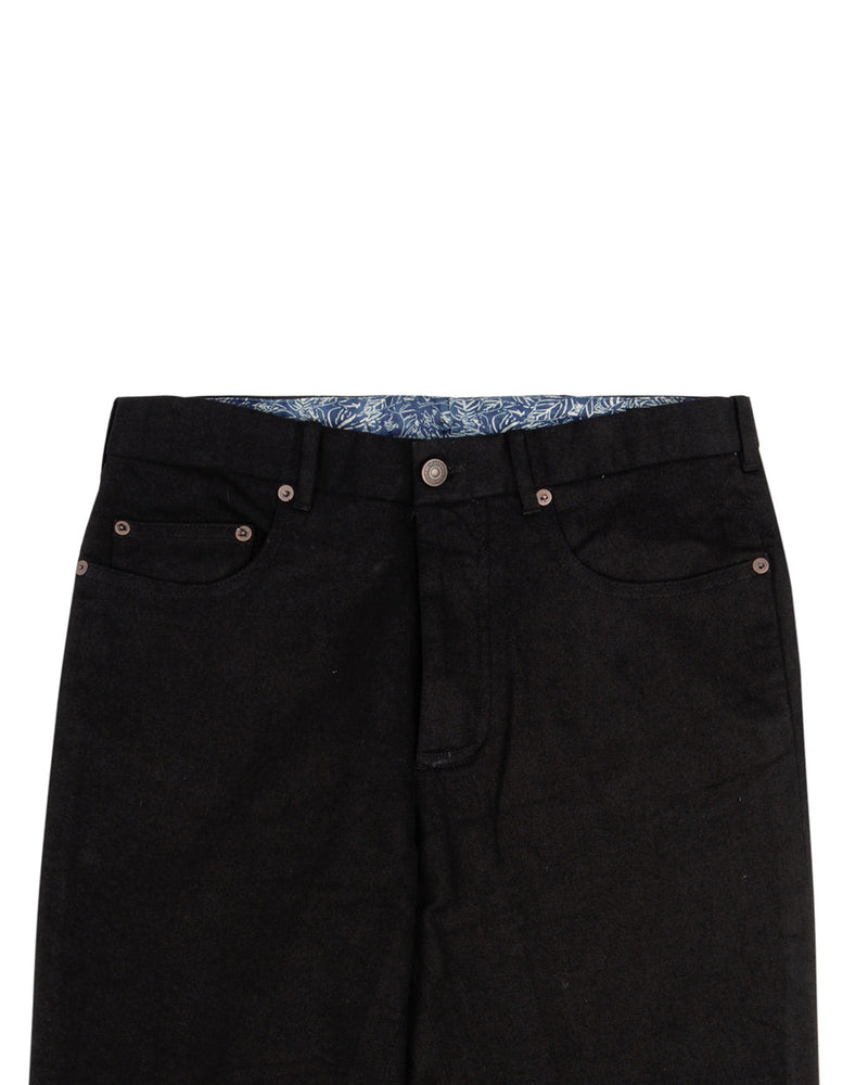 Sondrio Cotton : Twill denim épais noir