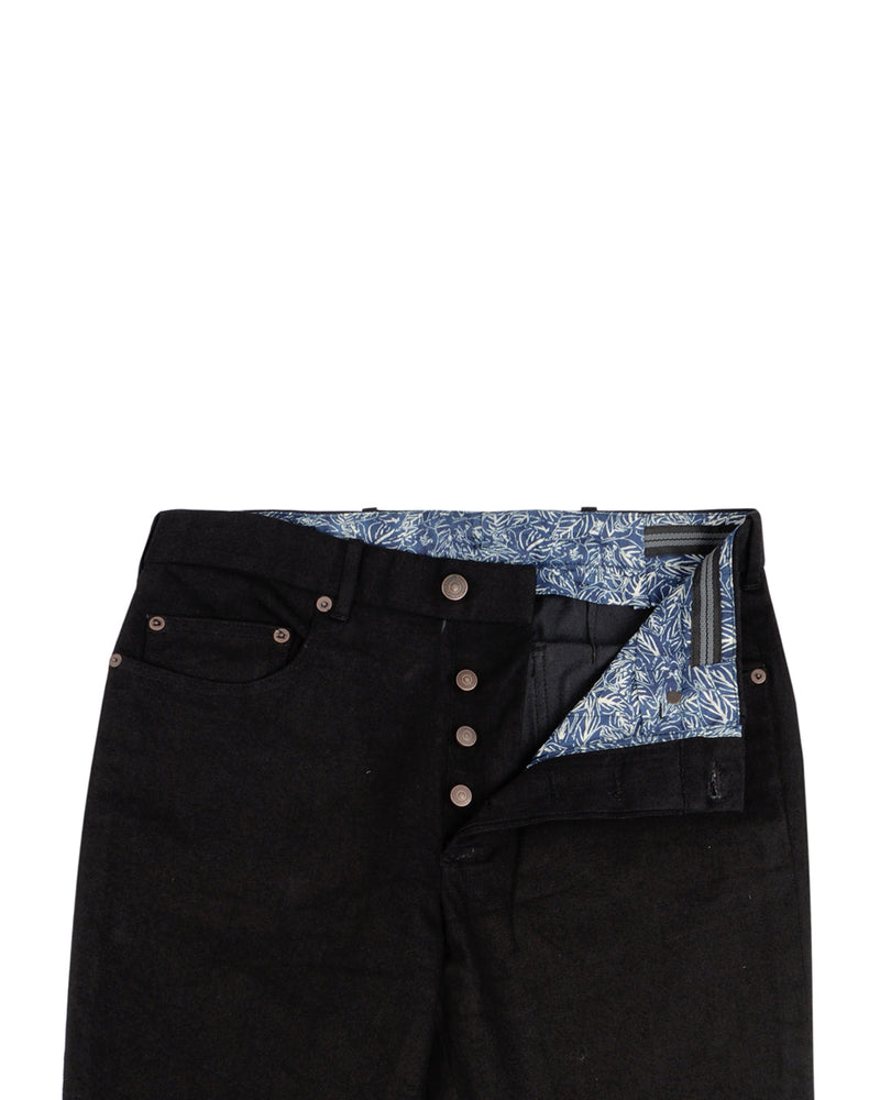 Sondrio Cotton : Twill denim épais noir