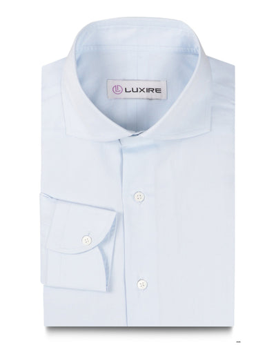 Zegna: Babyblauer Baumwolltwill