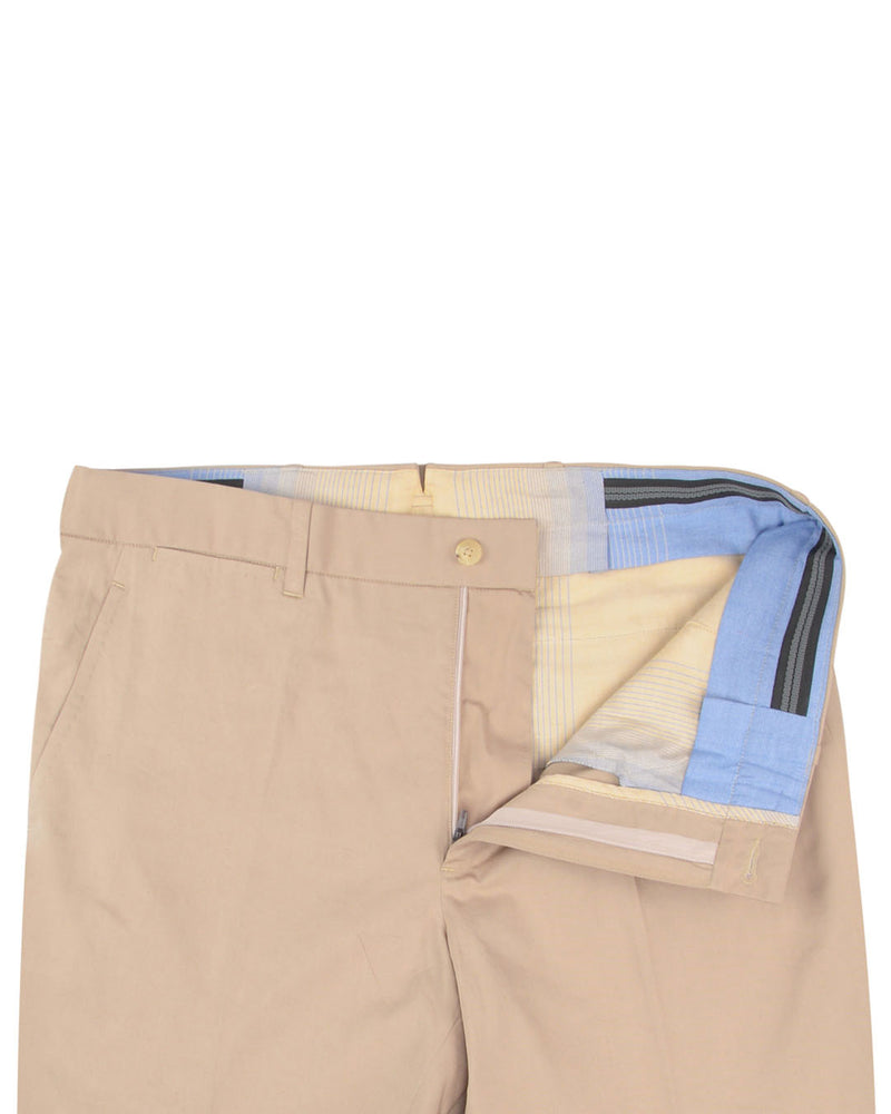 Chino en sergé beige clair
