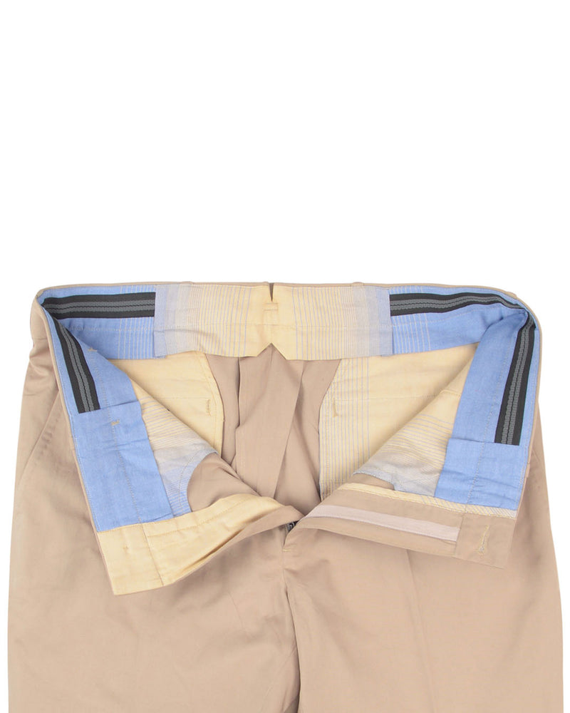 Chino en sergé beige clair