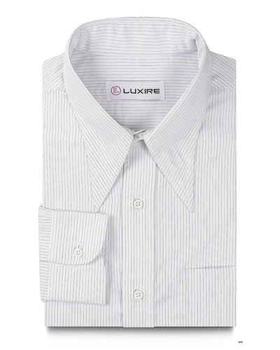 Chemise Brembana White Chalk Stripes