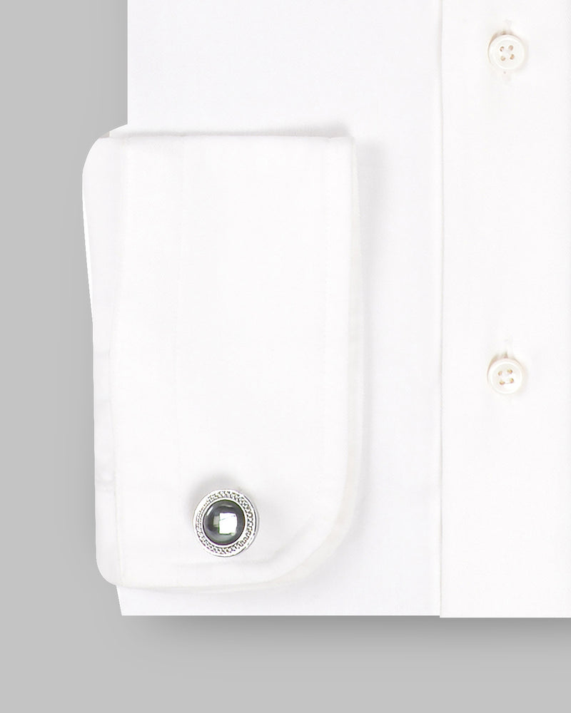 Monti White Soft Dress Shirt