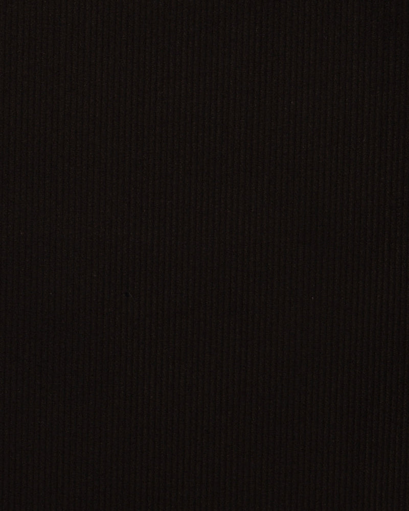 Velours côtelé noir minuit