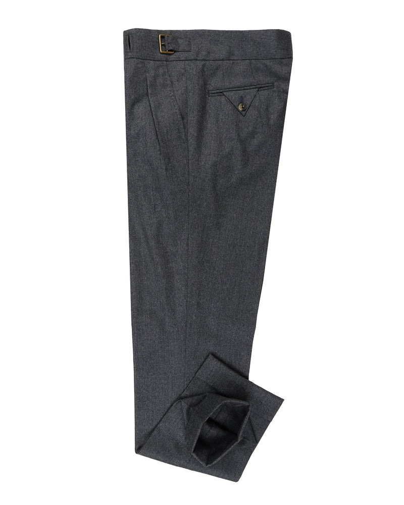 Gurkha-Hose in Vitale Barberis Canonico - Flanellgrau