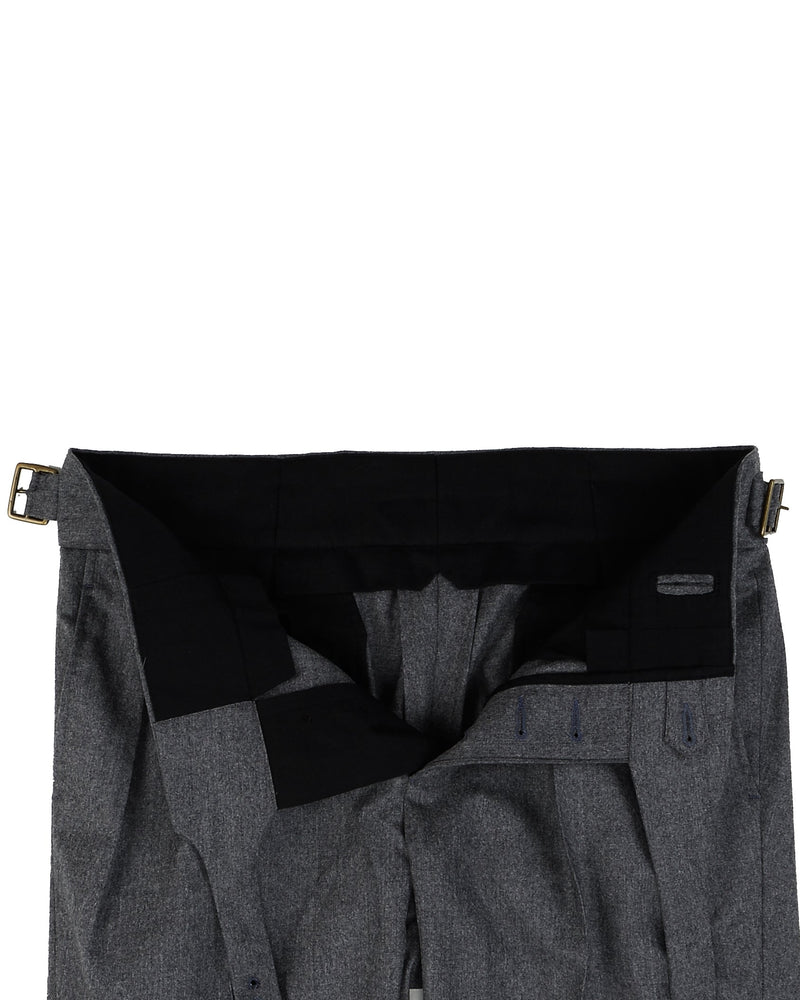 Gurkha-Hose in Vitale Barberis Canonico - Flanellgrau