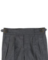 Gurkha-Hose in Vitale Barberis Canonico - Flanellgrau