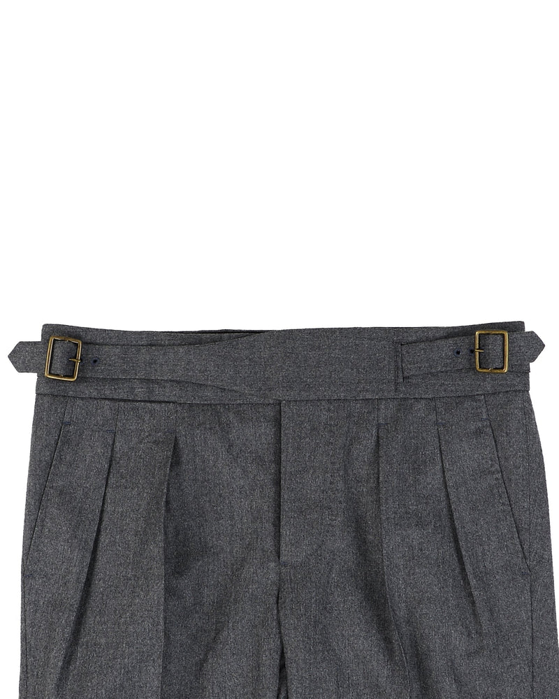 Gurkha-Hose in Vitale Barberis Canonico - Flanellgrau