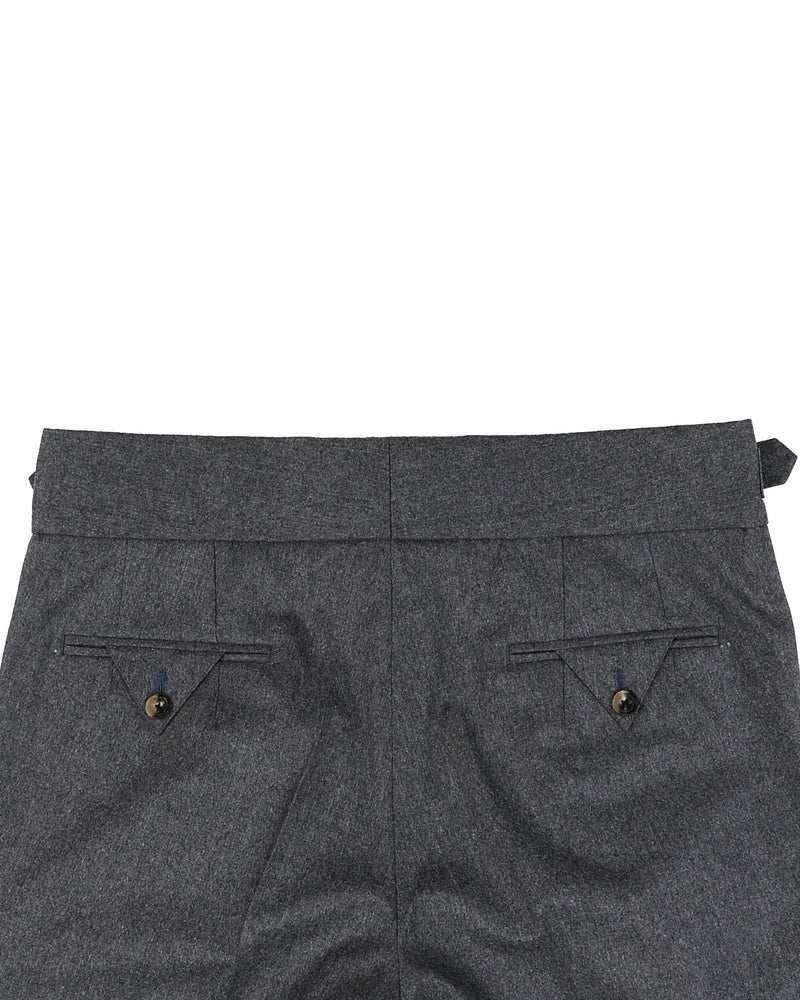 Gurkha-Hose in Vitale Barberis Canonico - Flanellgrau